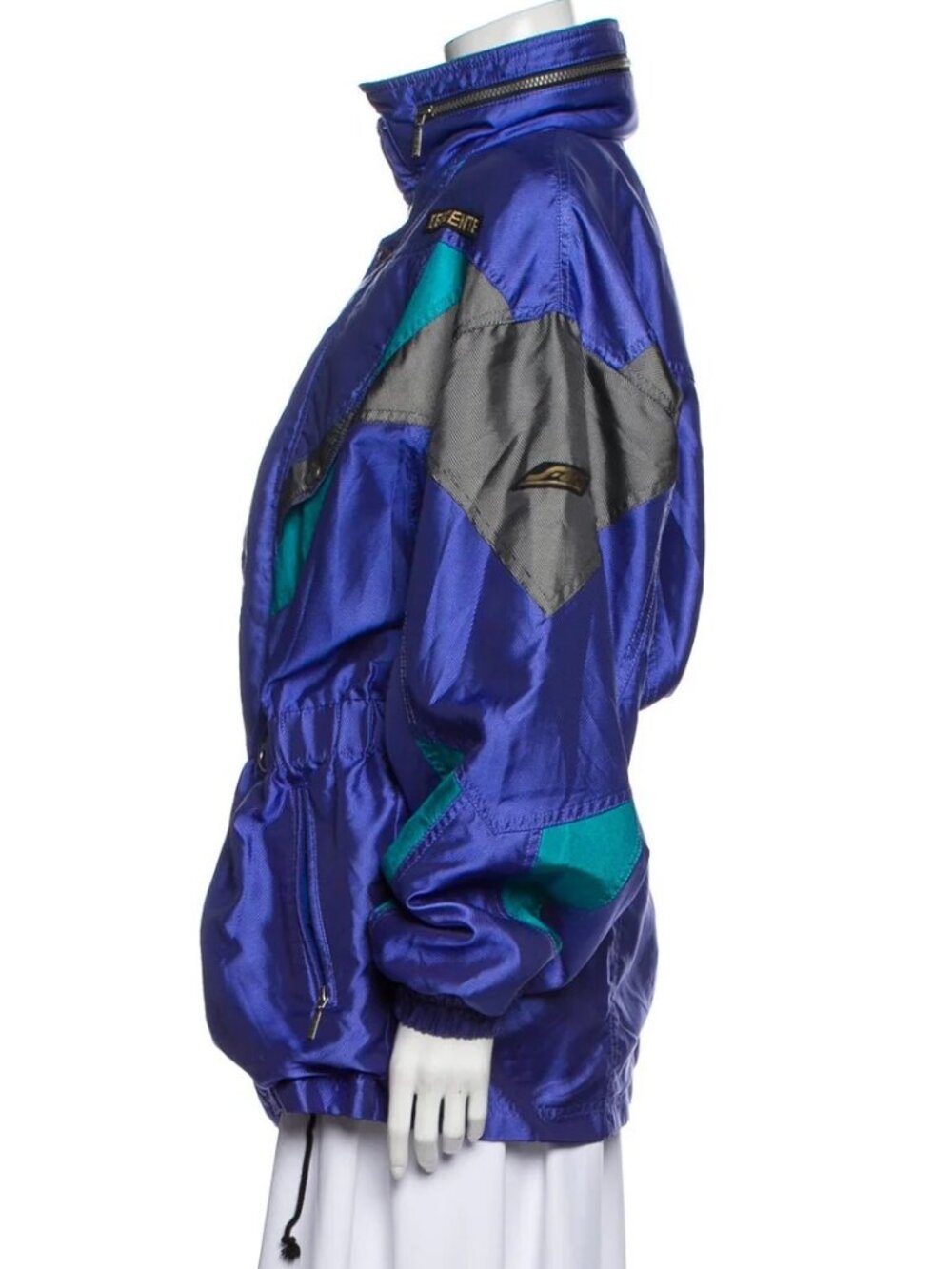 Descente Vintage Ski Colorblock Pattern Parka